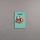Sleepy Bee Wooden Pin