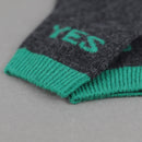YES BAB Charcoal Green Mittens