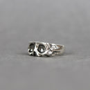 Sliced Skull Ring