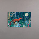 Winters Tale Fox: Pack of 8 Gold Foiled Christmas Cards