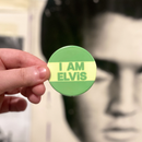 I am ELViS Pin Badge