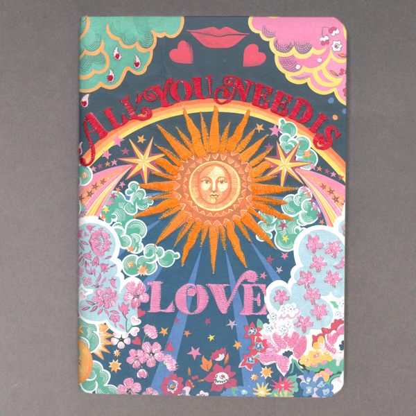 All You Need is Love Embroidered Journal