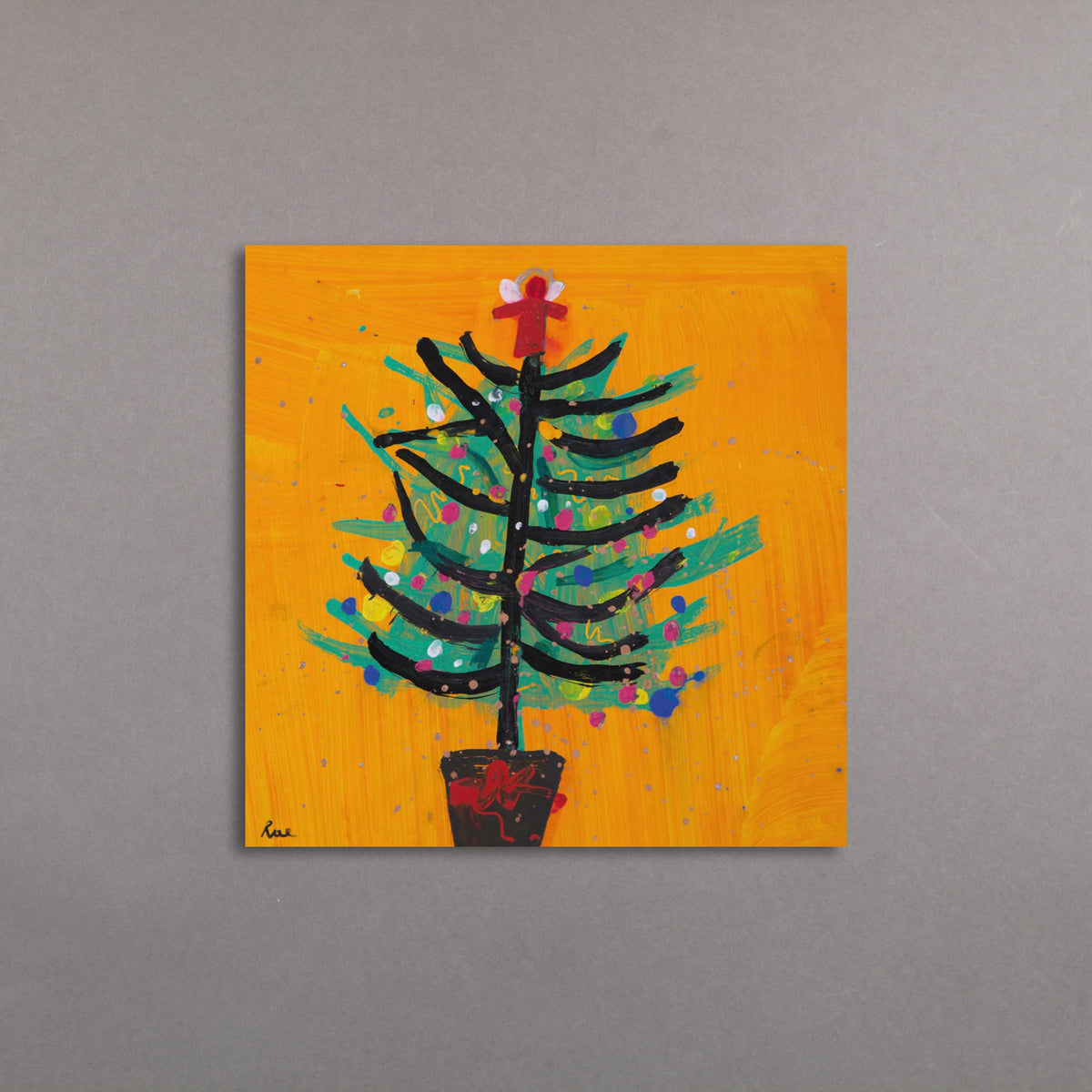Barbara Rae 'Christmas Tree': Pack of 10 Christmas Cards