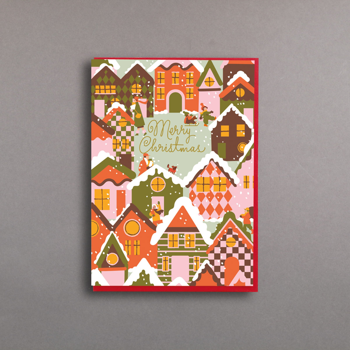 Christmas Village: Pack of 5 Charity Christmas Cards