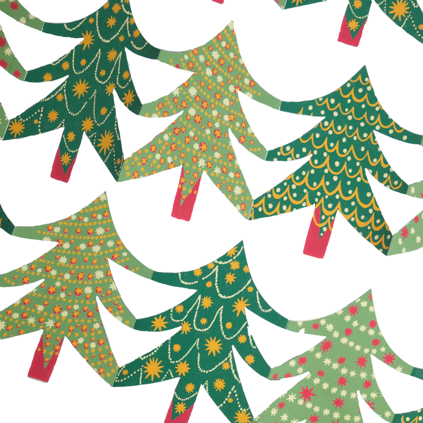 Christmas Trees Concertina Garland: No. 01