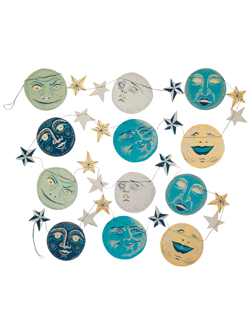 Man on the Moon Sewn Garland: No. 75