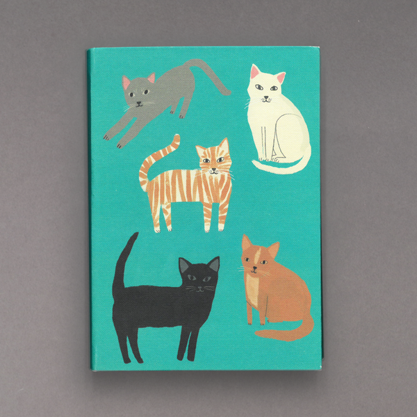 Green Cats Lux Illustrated Journal