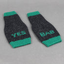 YES BAB Charcoal Green Mittens