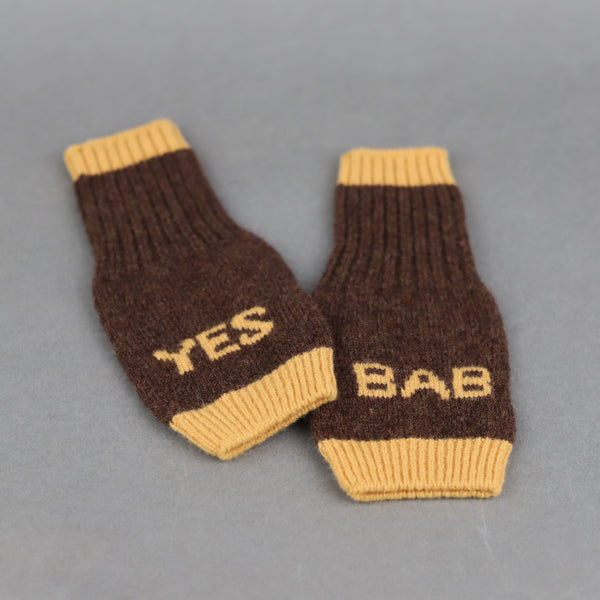 YES BAB Chestnut Lambswool Mittens