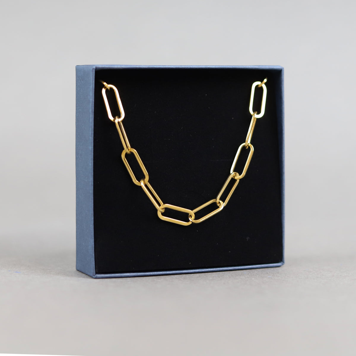 Gold Chunky Chain Link Necklace