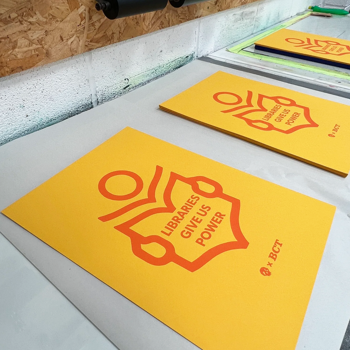 P+C's x BCT Libraries Screenprint