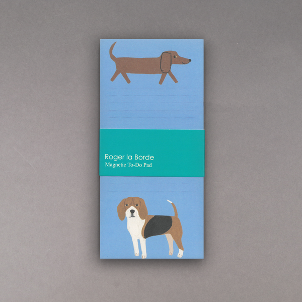 Blue Dogs Magnetic To-Do Pad