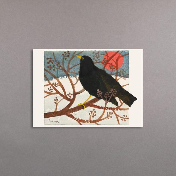 Mary Fedden 'Blackbird': Pack of 10 Christmas Cards