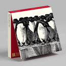 Charles Tunnicliffe 'Penguins', Christmas Card Pack of 10