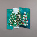 Wild Winter Forest: Pack of 5 Trifold Pop-out Christmas Cards