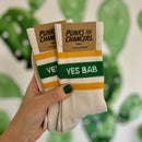 YES BAB sports socks