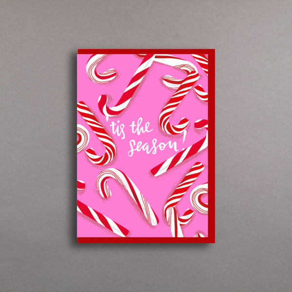 Candy Canes: Pack of 5 Charity Christmas Cards