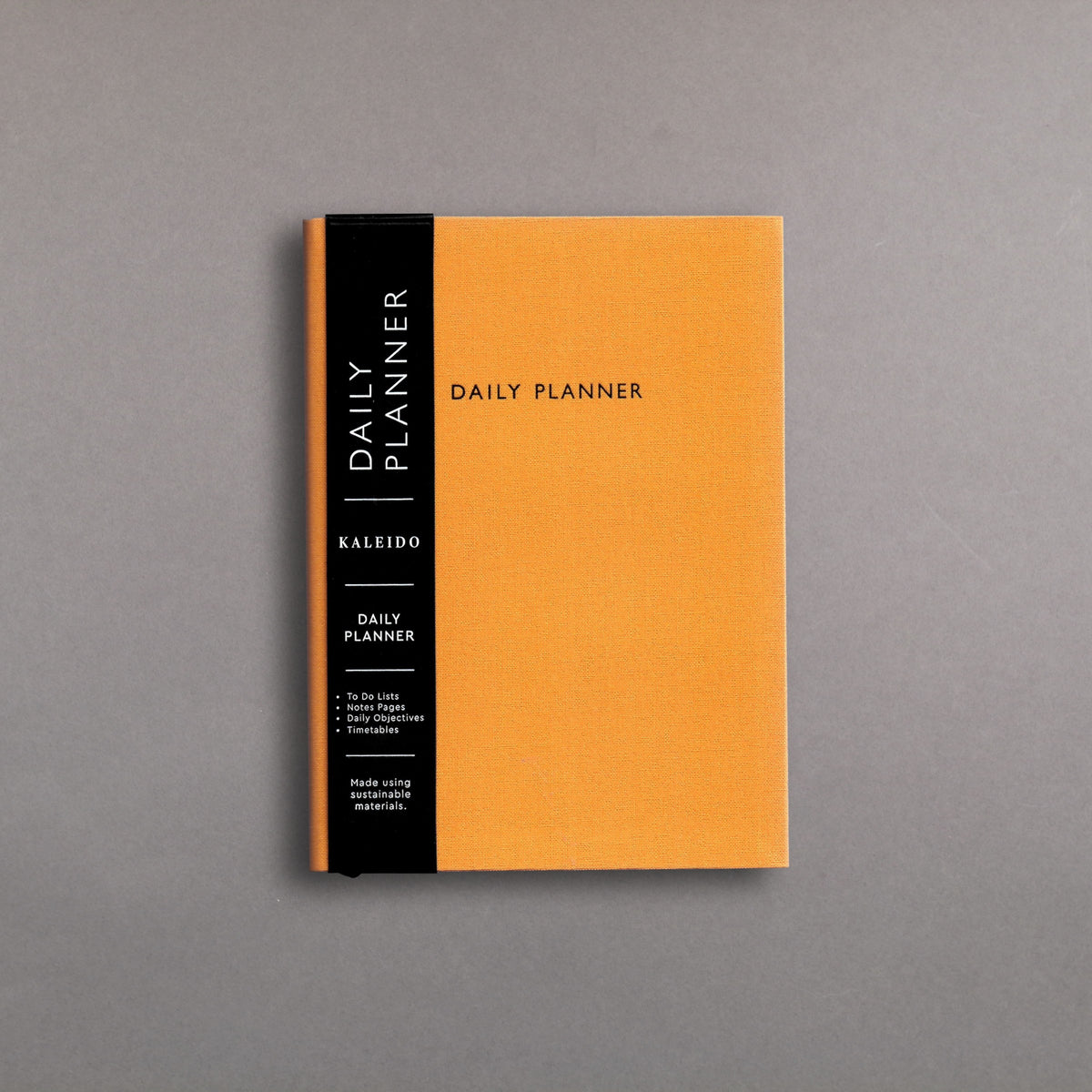 Yellow Fabric Daily Planner