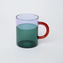 Pablo Glass Mug: Teal, Lilac & Amber