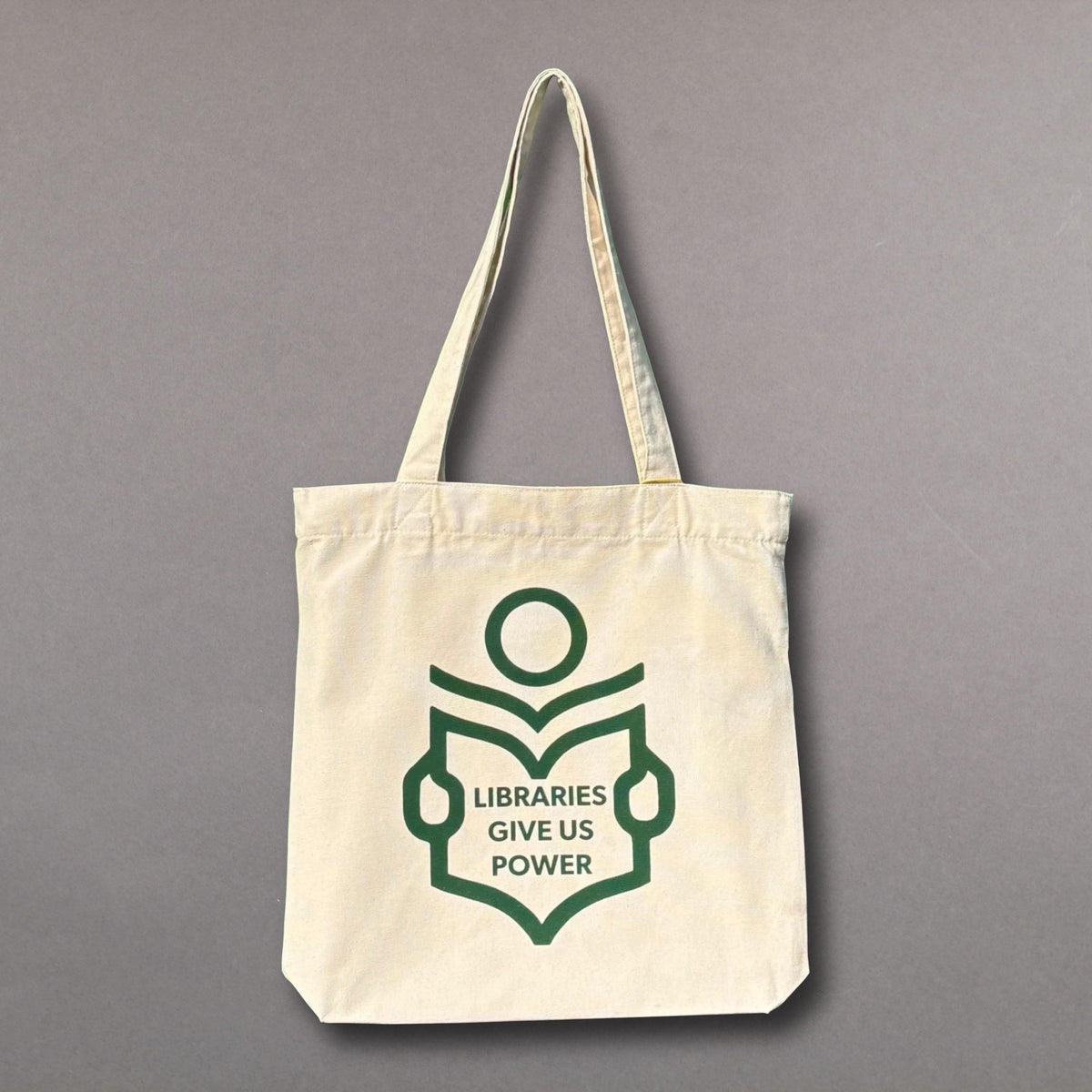 Libraries Give Us Power Tote