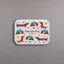 Children's Plasters in A Tin (30 Pcs) - Sunny Sausage Dog
