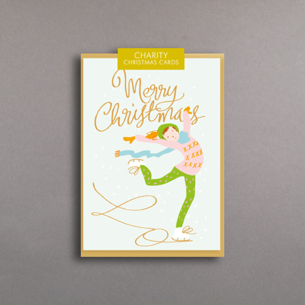 Skater Girl: Pack of 5 Charity Christmas Cards