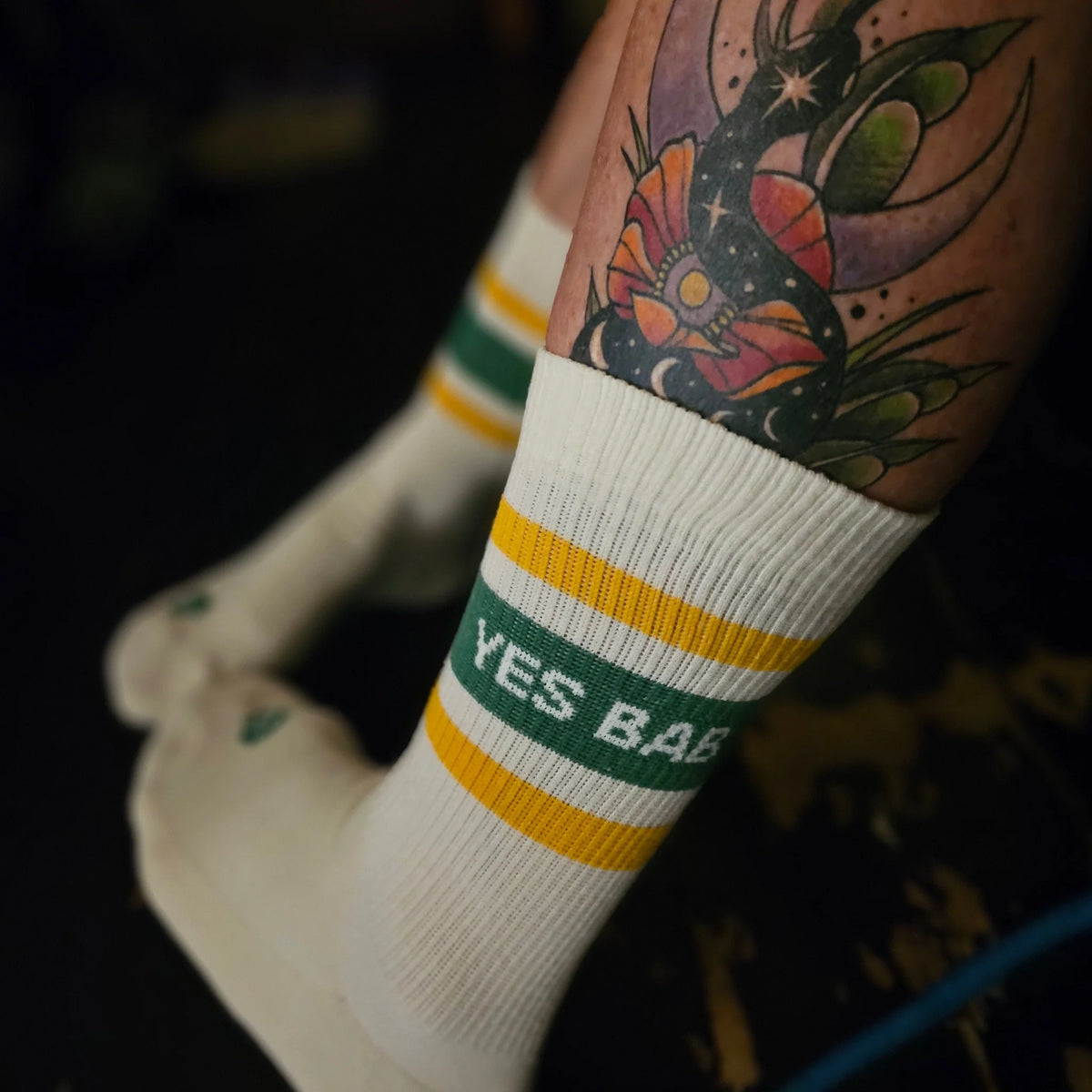 YES BAB sports socks