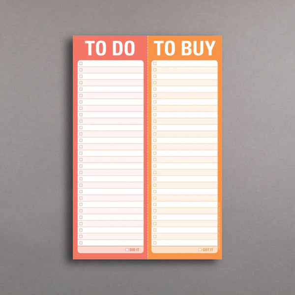 To Do / To Buy Note Pad