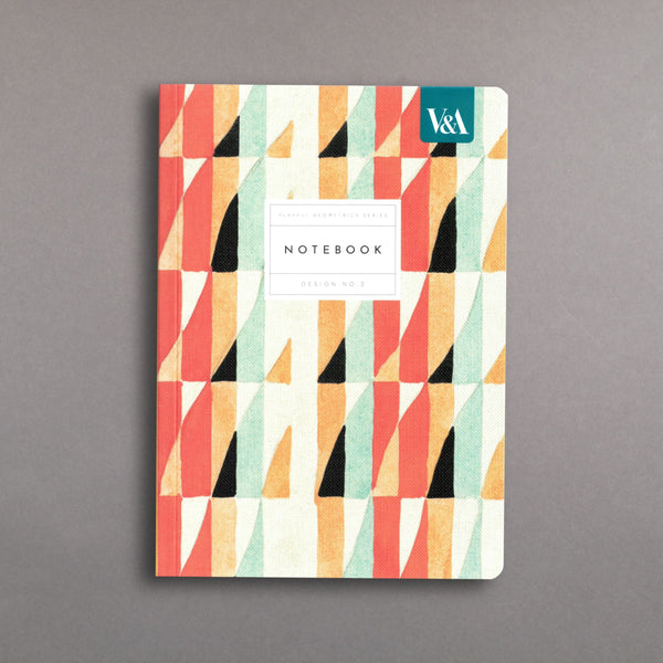 Playful Geometrics Series No.2: Red Prism Notebook