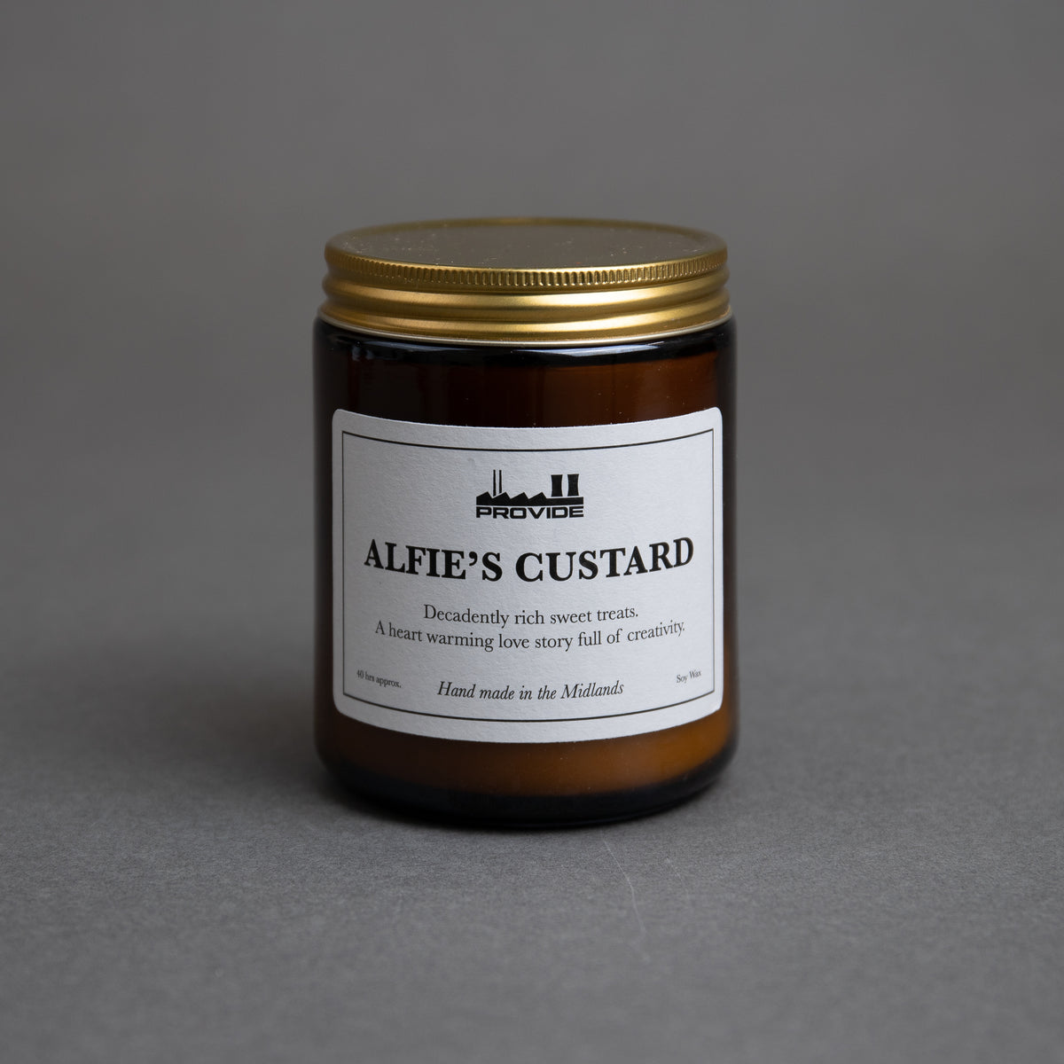 Alfie's Custard Candle