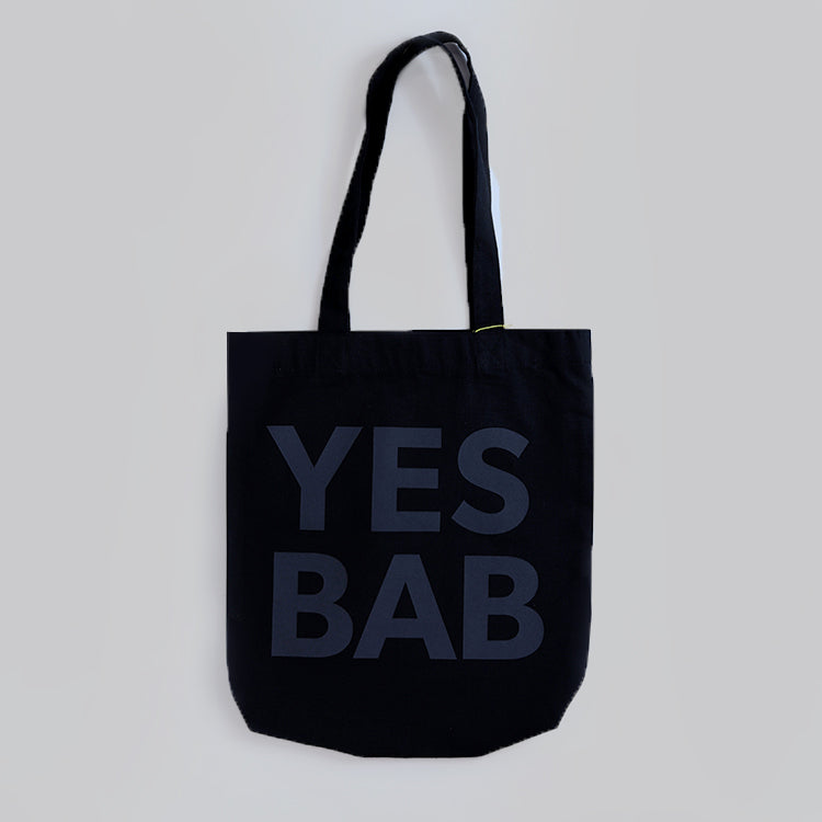 Yes Bab Tote Black and Grey
